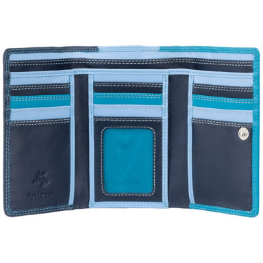 Кошелек женский Visconti RB43 Bora c RFID (Blue Multi)