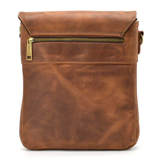 Чоловіча сумка через плече RB-0022-4lx TARWA на 2 відділення шкіряна шкіра