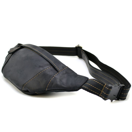 Напоясна шкіряна сумка бананка LIMARY Lim-525RA кінська шкіра