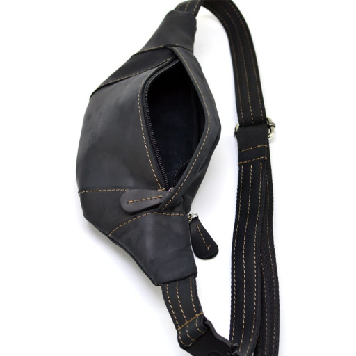 Напоясна шкіряна сумка бананка LIMARY Lim-525RA кінська шкіра