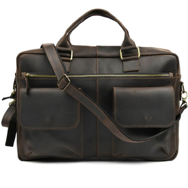 Large leather bag for documents, 17-inch notebook TARWA RC-3160-4sa