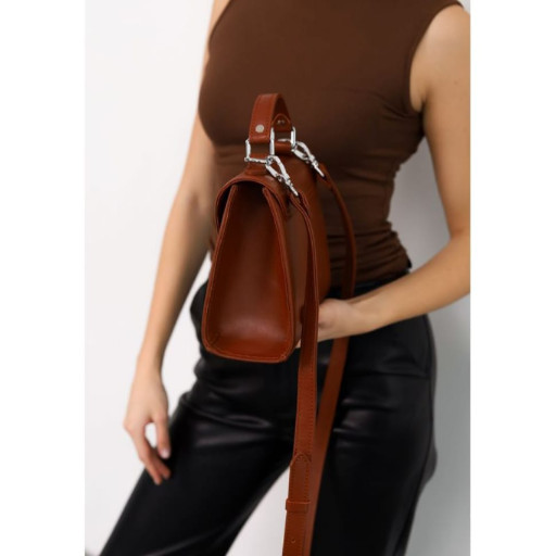 Жіноча шкіряна сумка Futsy Світло-коричнева