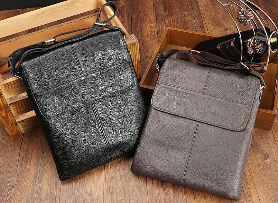 Сумка через плече чоловіча шкіряна Tiding Bag A25-064A