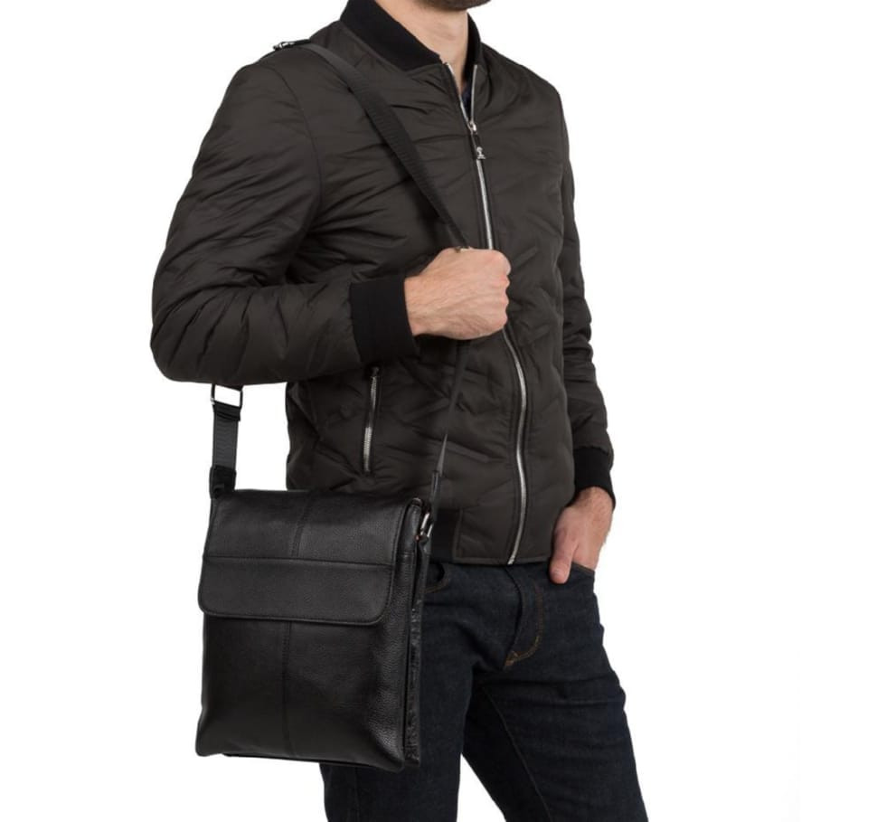 Сумка через плече чоловіча шкіряна Tiding Bag A25-064A
