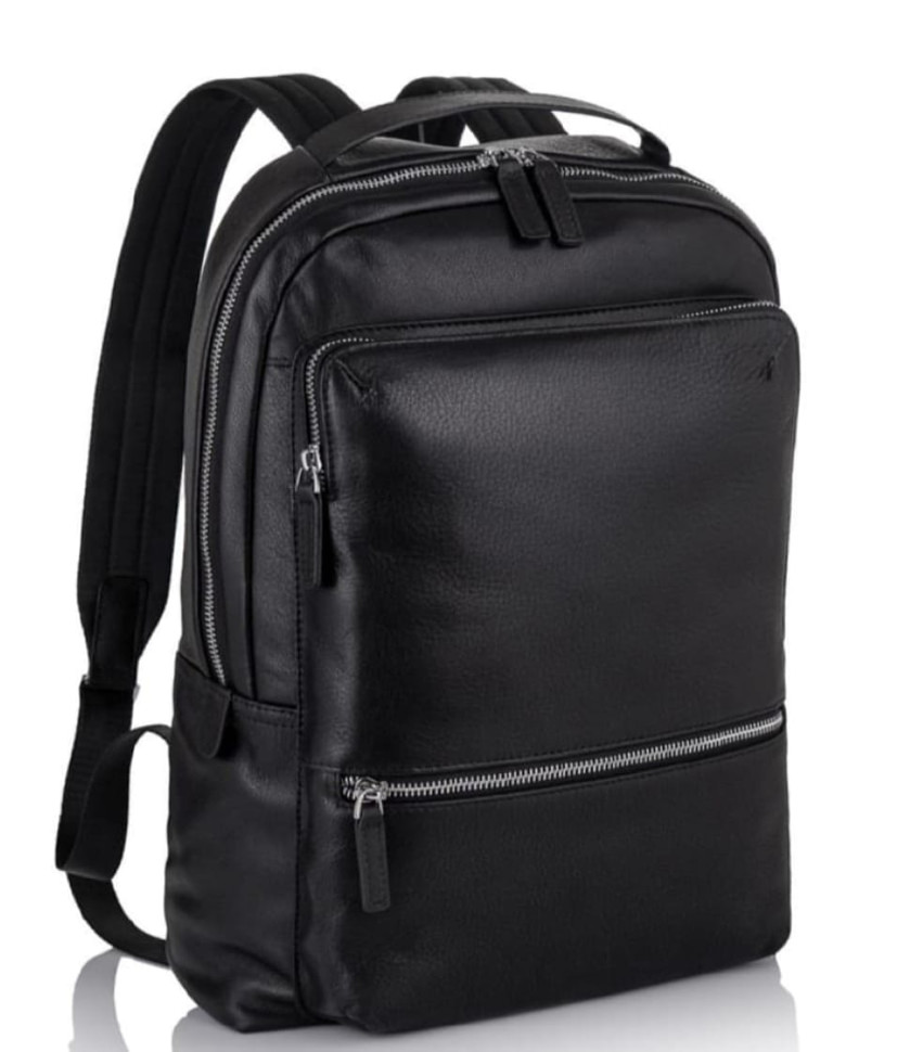 Чоловічий шкіряний рюкзак для ноутбука Tiding Bag SM8-9597-3A