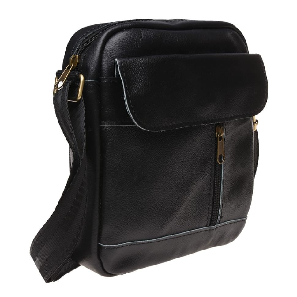 Чоловіча сумка шкіряна Keizer K1112-black