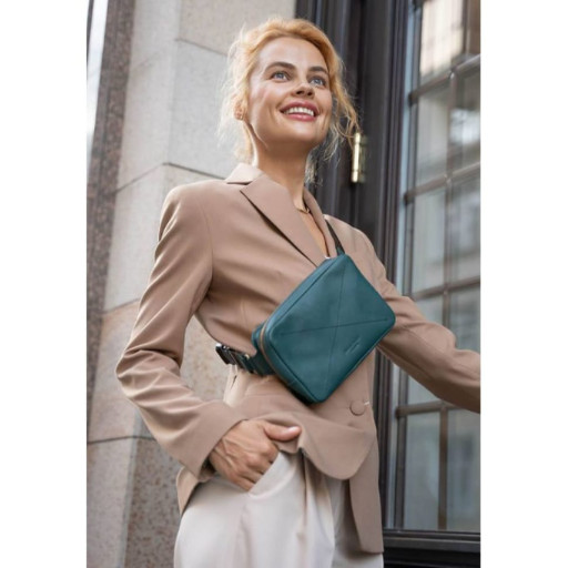 Шкіряна сумка Dropbag Mini зелена