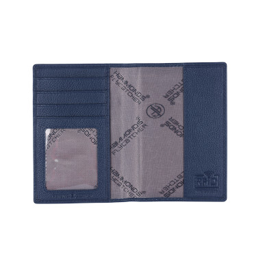 Hammonds Flycatcher PH602 Prus Blue Leather Document Cover