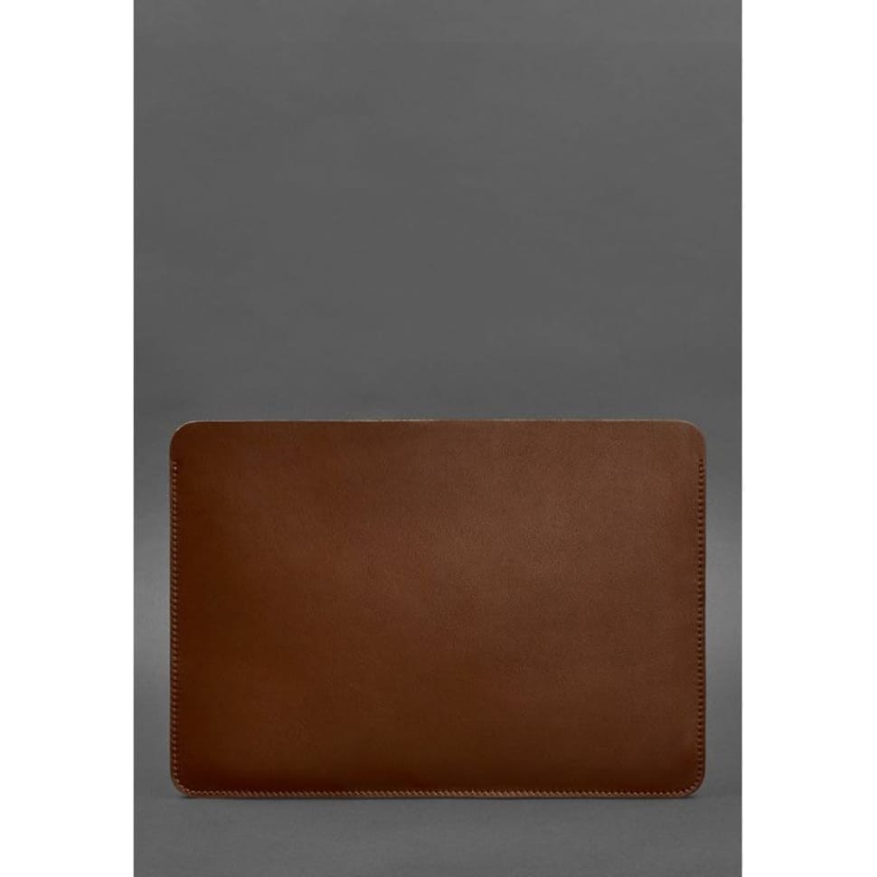 Чохол із натуральної шкіри для MacBook 13 дюйм Світло-коричневий Краст