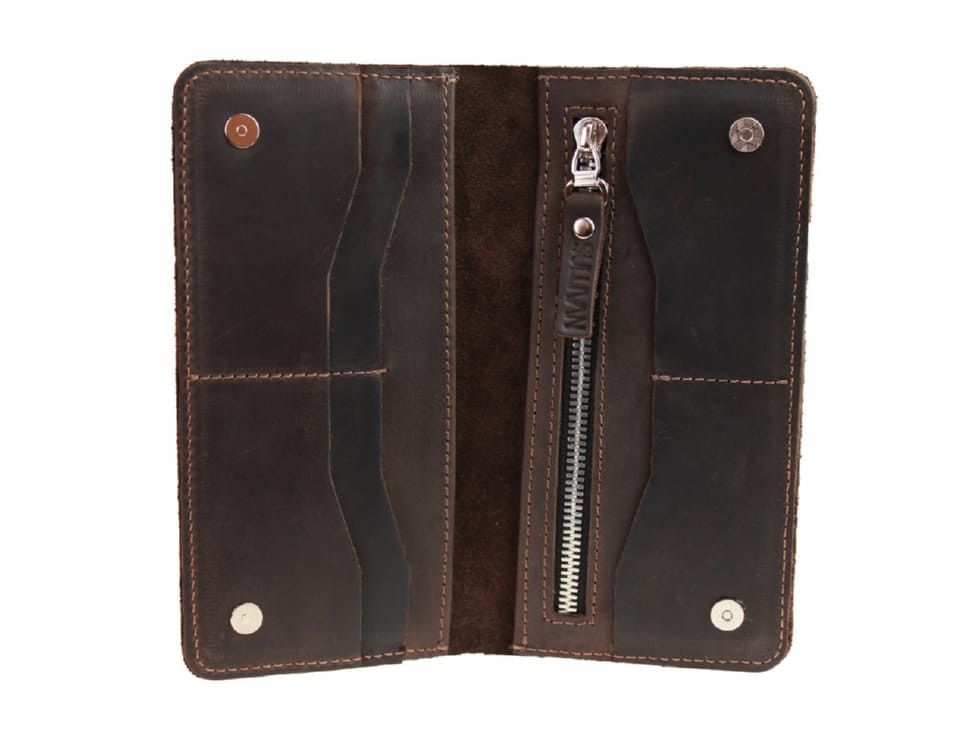Кошелек мужской кожаный большой SULLIVAN 103-46(10) коричневый