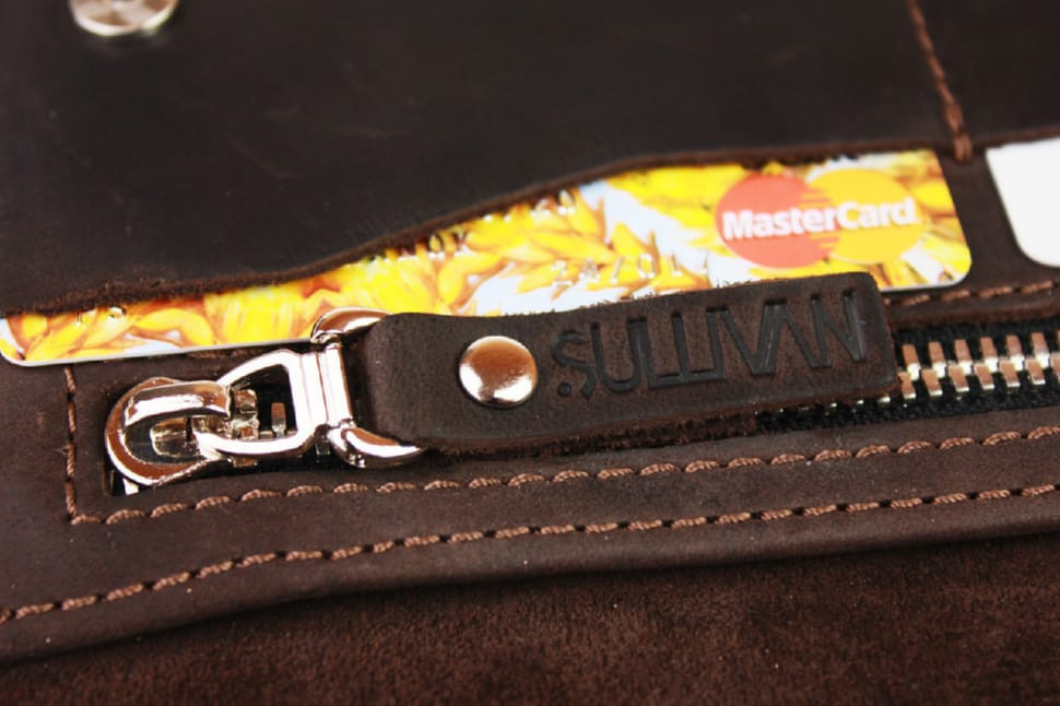Кошелек мужской кожаный большой SULLIVAN 103-46(10) коричневый