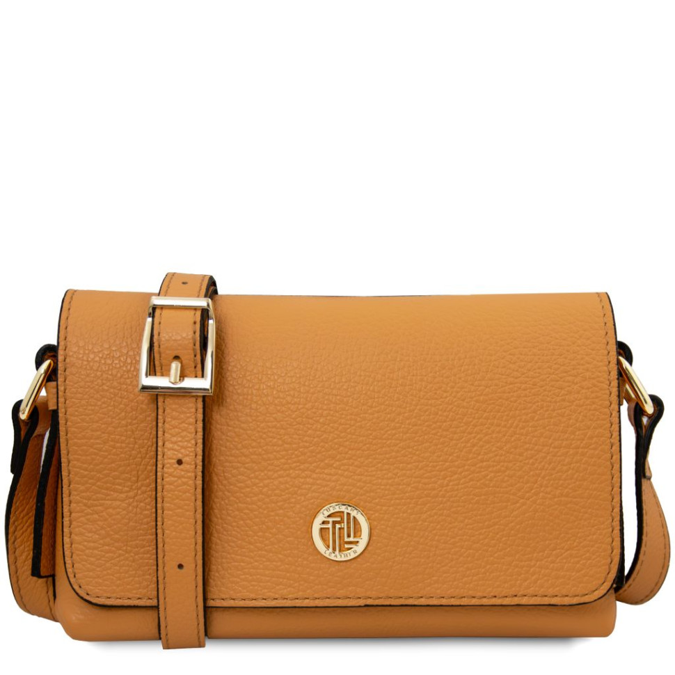 Biscuit Soft leather shoulder bag