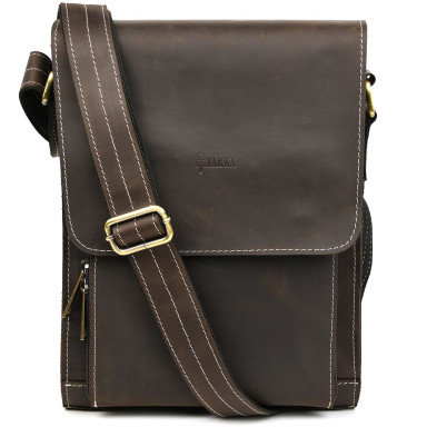 Men's shoulder bag TARWA RCw-4027-3md A4 format, 14-inch laptop