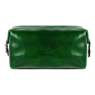 Leather Toiletry Bag - Four Past Midnight - Green 5236701