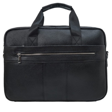 Портфель мягкий кожаный BUFFALO BAGS M8523A черный