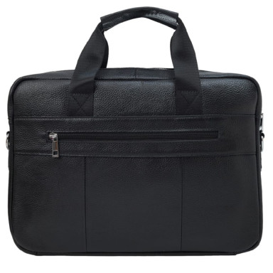 Портфель мягкий кожаный BUFFALO BAGS M8523A черный