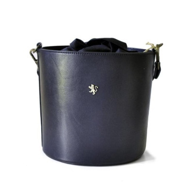Pratesi BNE335 - Cross Body Bag Secchiello in cow leather Bruce Black