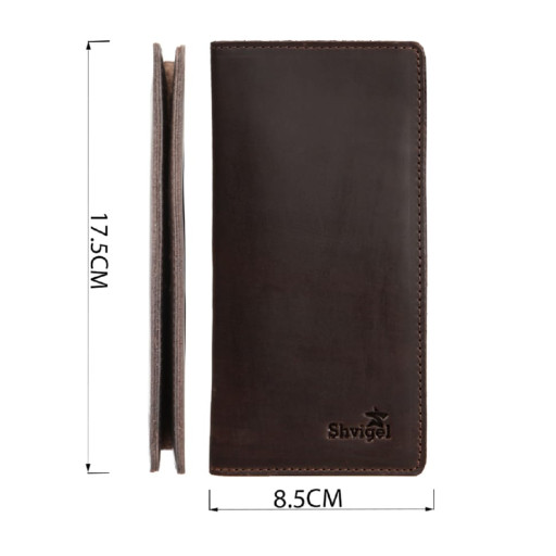 Гаманець SHVIGEL 13789 Коричневий