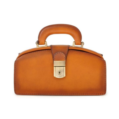 Pratesi BCO120/N - Handbag Lady Brunelleschi Bruce in cow leather Bruce Cognac