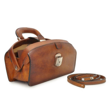 Pratesi BCO120/N - Handbag Lady Brunelleschi Bruce in cow leather Bruce Cognac