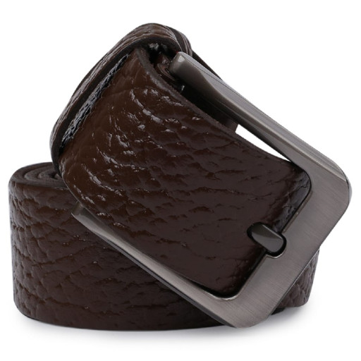 Добротний чоловічий ремінь Vintage 20744 Коричневий