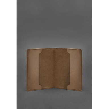 Leather cover for officer ID 9.0 light brown Crazy Horse