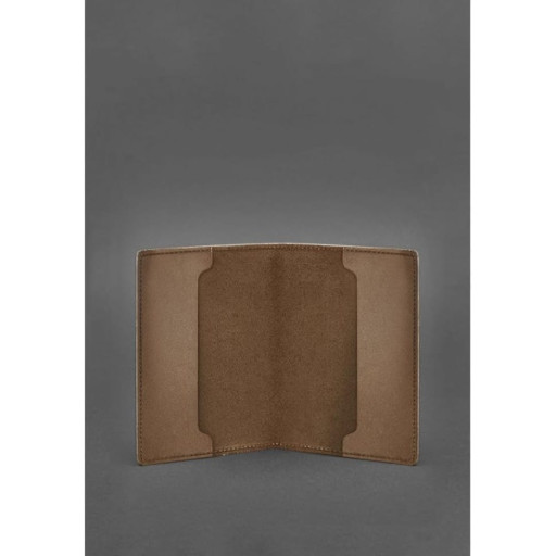 Шкіряна обкладинка для посвідчення офіцера 9.0 світло-коричнева Crazy Horse