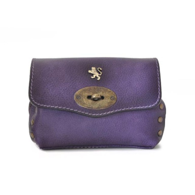 Pratesi BVI160 - S.Bernardo Clutche in cow leather Bruce Violet