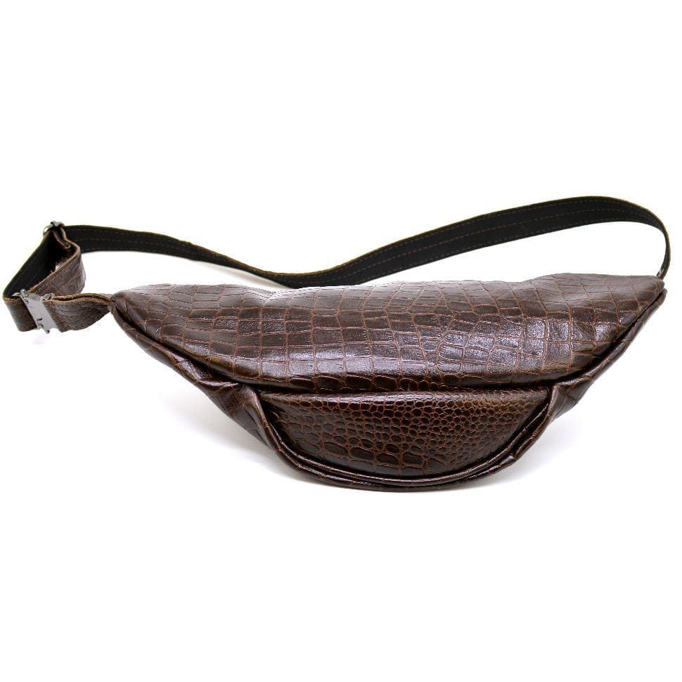 Бананка, шкіряна сумка на пояс 