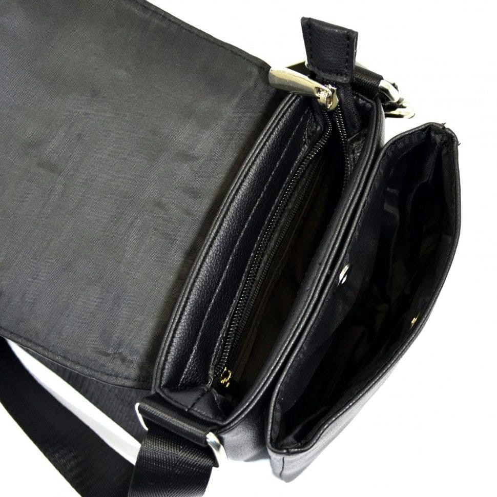 Барсетка м'яка із шкірозамінника ТМ Bonis 8593-1 чорна