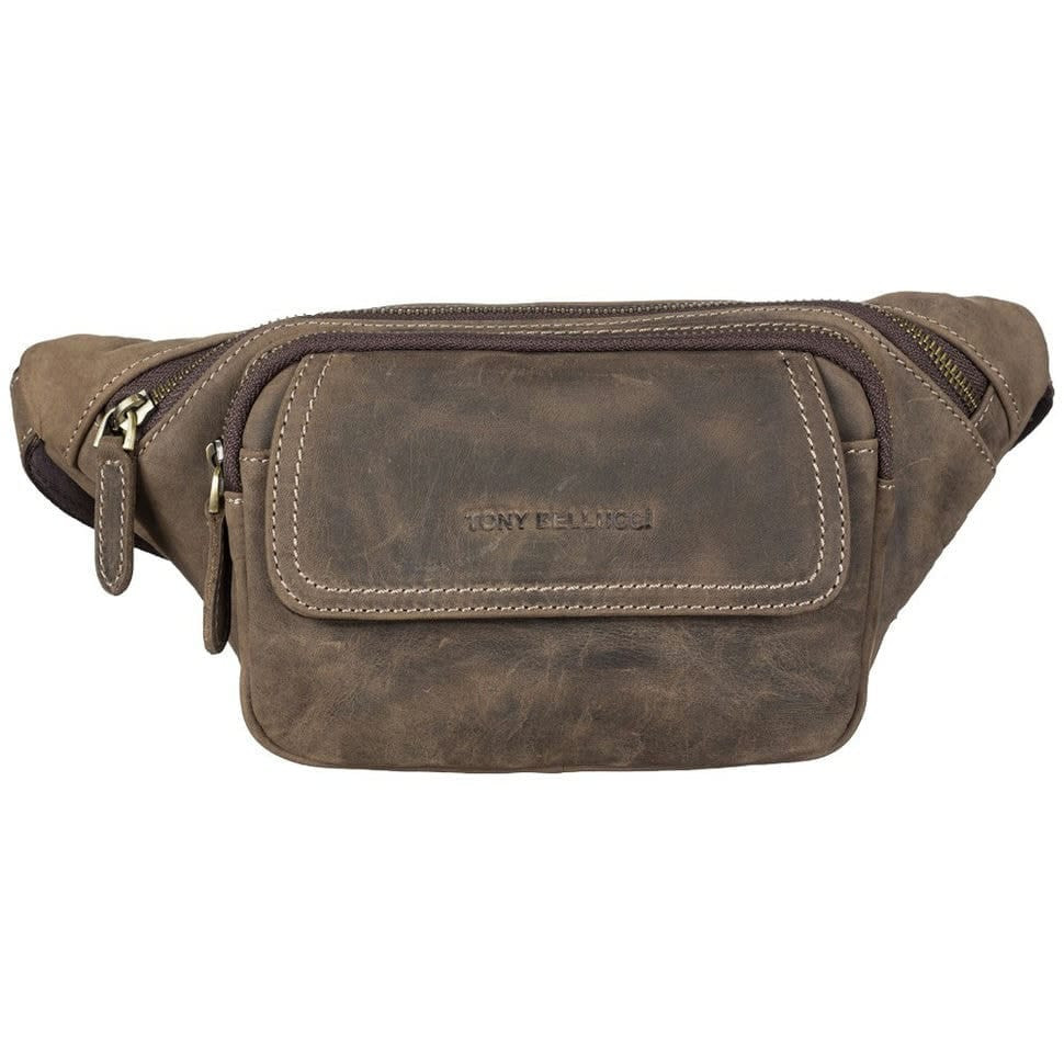 Сумка шкіряна Tony Bellucci 5186-06 коричневий нубук
