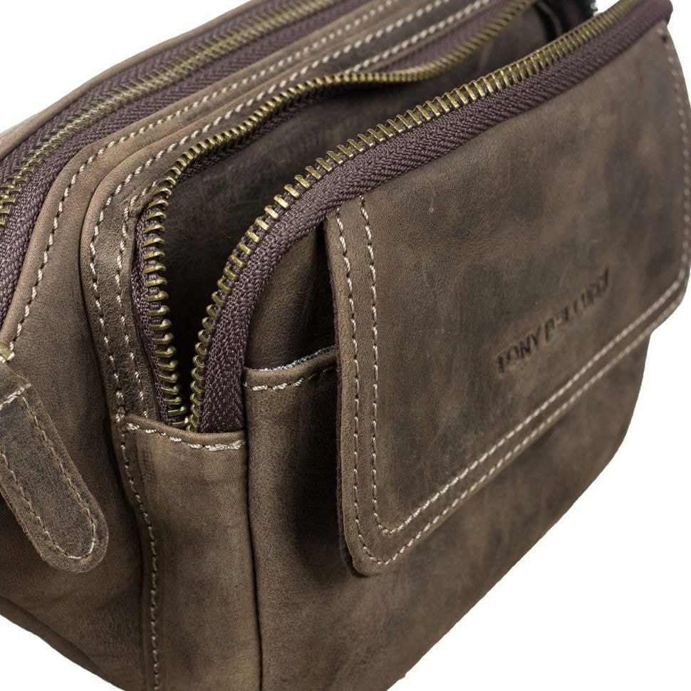 Сумка шкіряна Tony Bellucci 5186-06 коричневий нубук