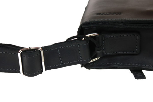 Women's leather small clutch bag SULLIVAN 2632 (25) black