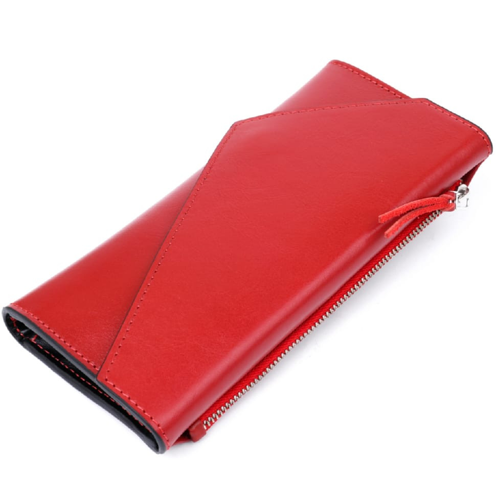 Відмінний жіночий гаманець з натуральної шкіри ST Leather 22449 Чорний