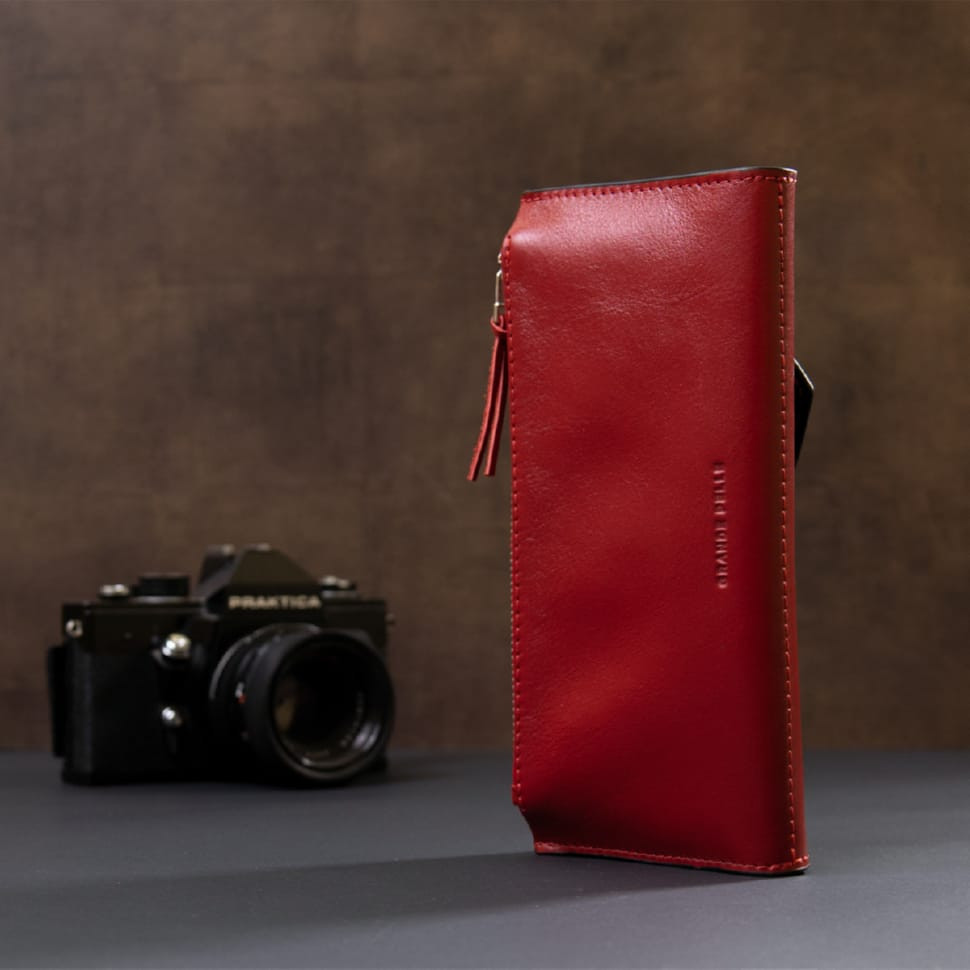 Відмінний жіночий гаманець з натуральної шкіри ST Leather 22449 Чорний