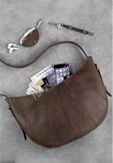 Croissant Bag Walnut BlankNote