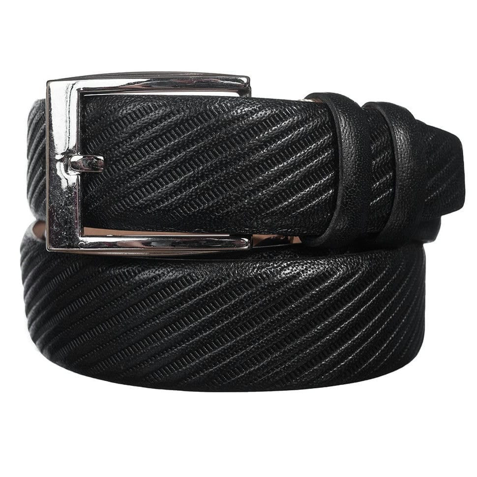 Шкіряний ремень YSK класичний 1307-1 чорний