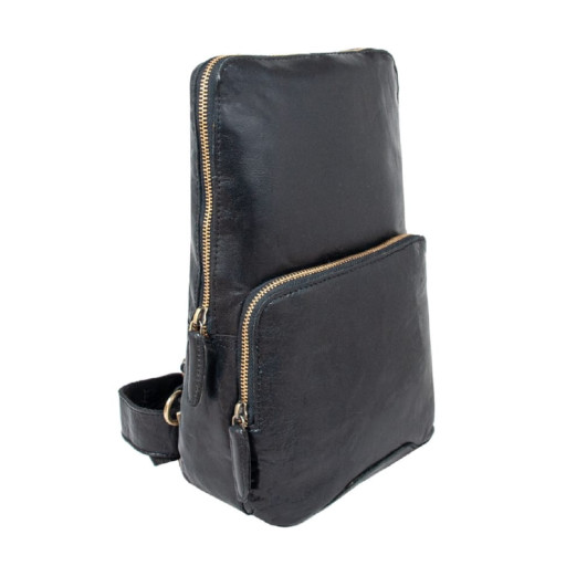 Cумка нагрудна Ashwood G39 Black (Чорний)