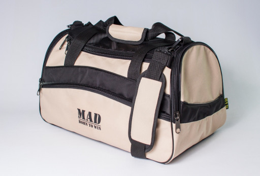 Стильна спортивна сумка TWIST бежева від MAD |
