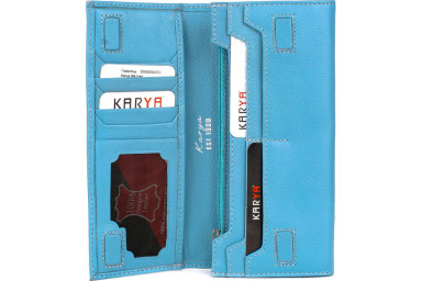 Кошелек Karya голубой 1101-099