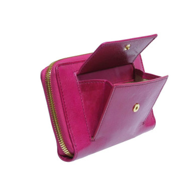 Leather wallet Topkapi 3441 geranio crimson
