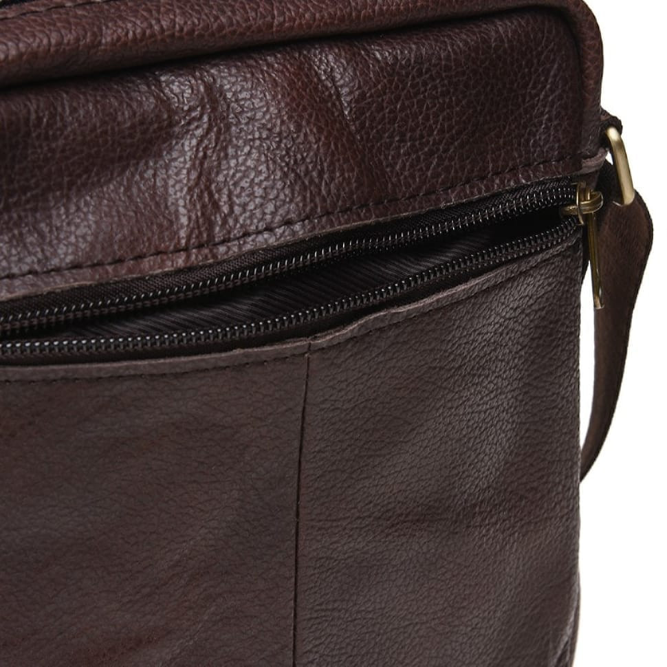 Чоловіча сумка шкіряна Keizer K1112-brown