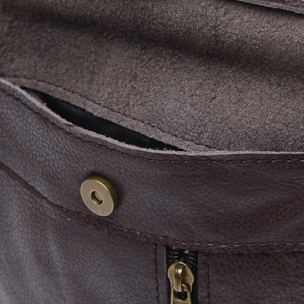 Чоловіча сумка шкіряна Keizer K1112-brown