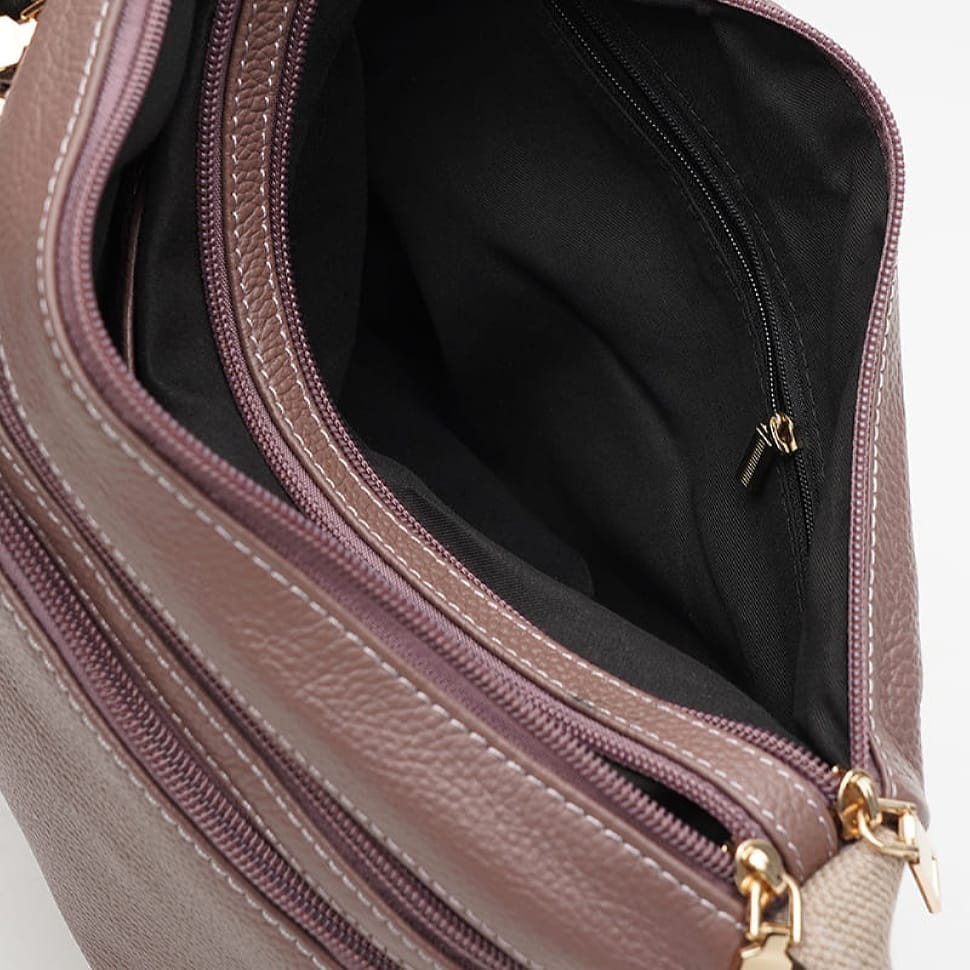 Жіноча шкіряна сумка Keizer K16008be-beige