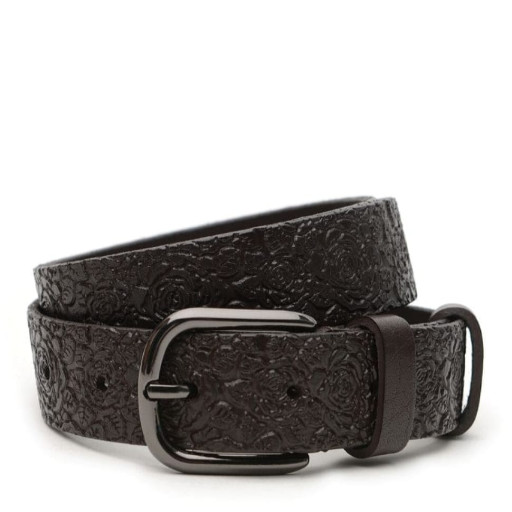 Жіночий ремінь шкіряний V1110GX26-brown