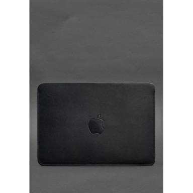 Чехол из натуральной кожи для MacBook 13 дюйм Синий Краст