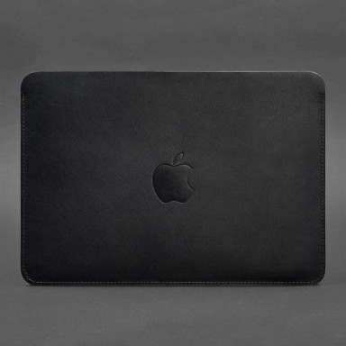 Чехол из натуральной кожи для MacBook 13 дюйм Синий Краст