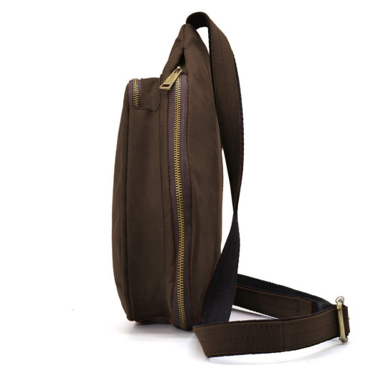 Шкіряний рюкзак TARWA RC-3025-3md рюкзак-слінг на одне плече