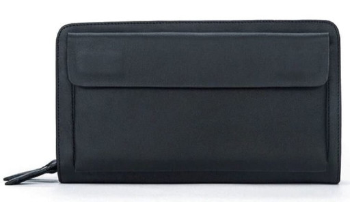 Клатч чоловічий з натуральної шкіри Vintage 14833 Чорний