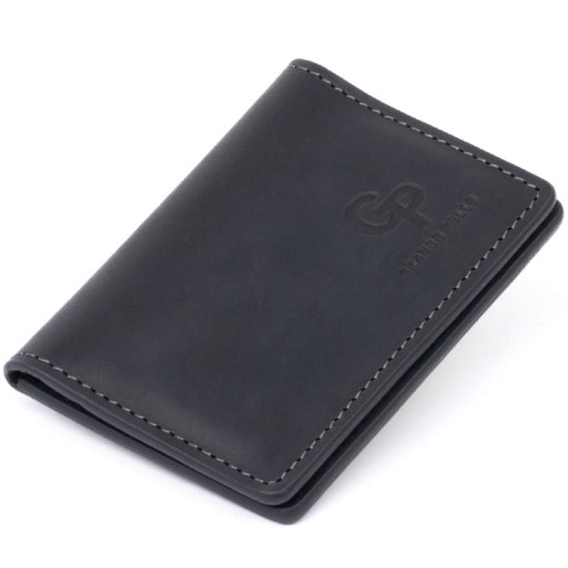 Шкіряна візитниця GRANDE PELLE 11488 Коричневий